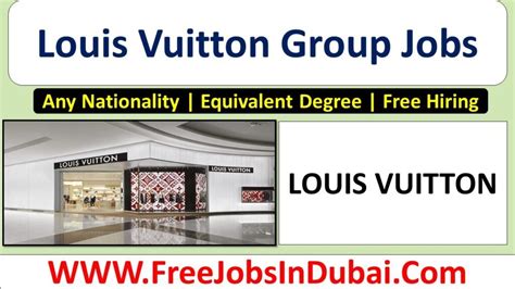 louis vuitton jobs|Louis Vuitton job opening.